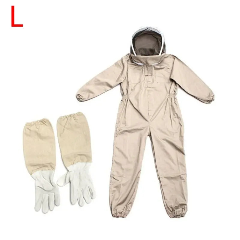 Combinaison de maintien et de protection ventilé pour apiculture. Ensemble professionnel : tenue + gants