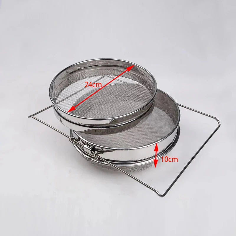Filtre à miel Double couche en acier inoxydable
