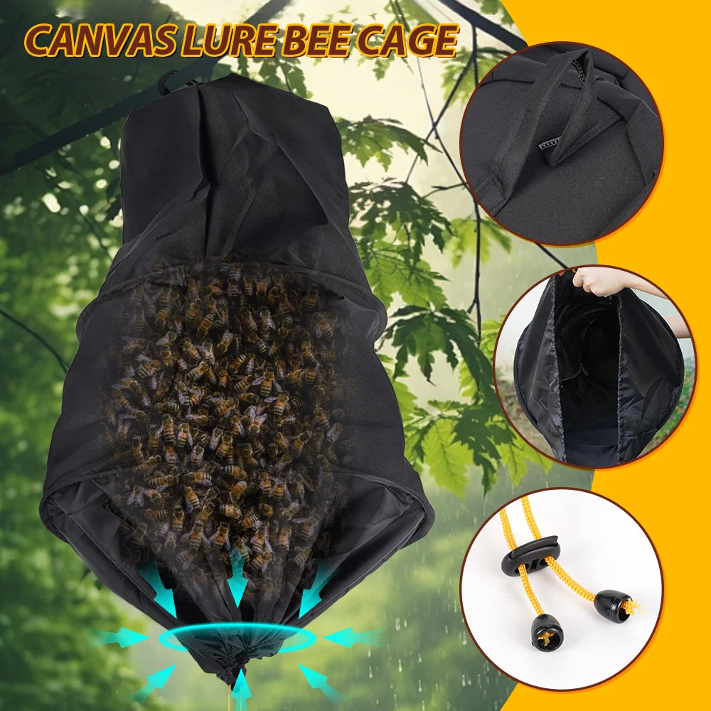 Piège à essaims d'abeilles à 3 couches en toile épaissie