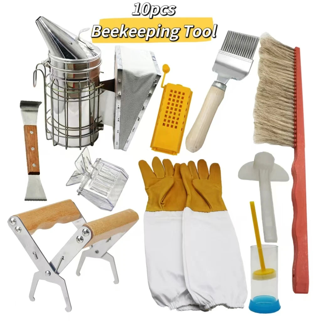 Lots de 10 outils pour l'apiculture.