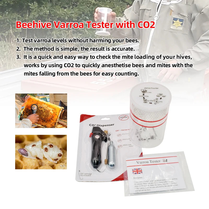 Testeur de Varroa CO2